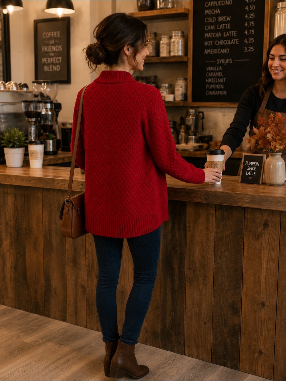 Talbots Red Cardigan - Small - Picture 14 of 16